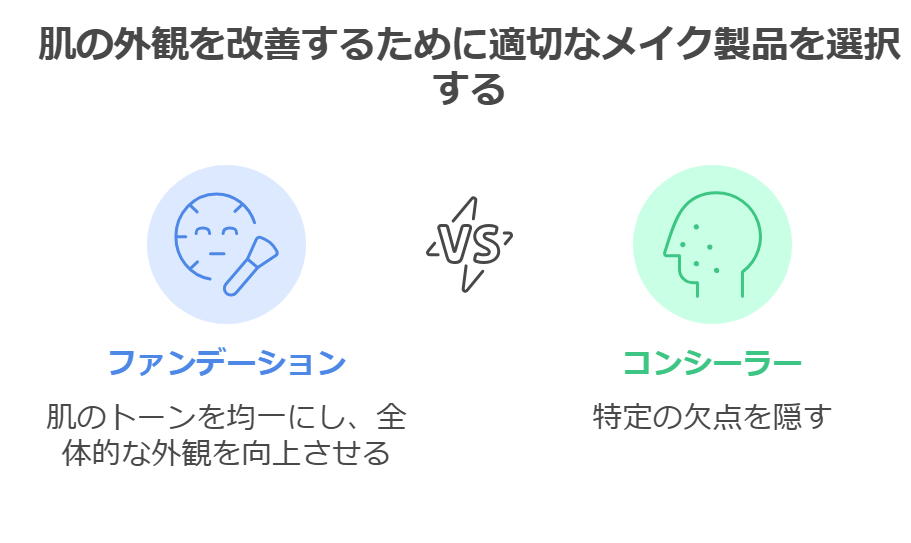 ディオールのファンデーションとコンシーラーの違い - visual selection